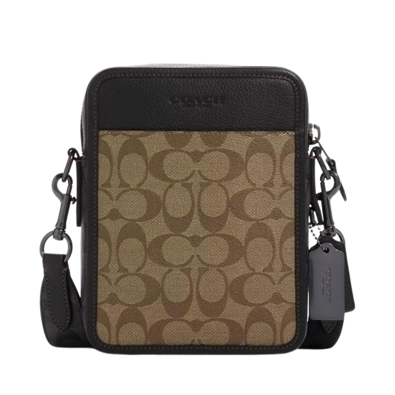 Sullivan Crossbody In Blocked Signature Canvas