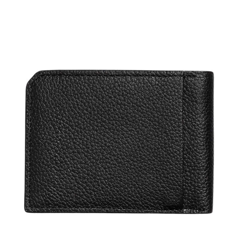 Pebble Leather Slim Bifold Wallet