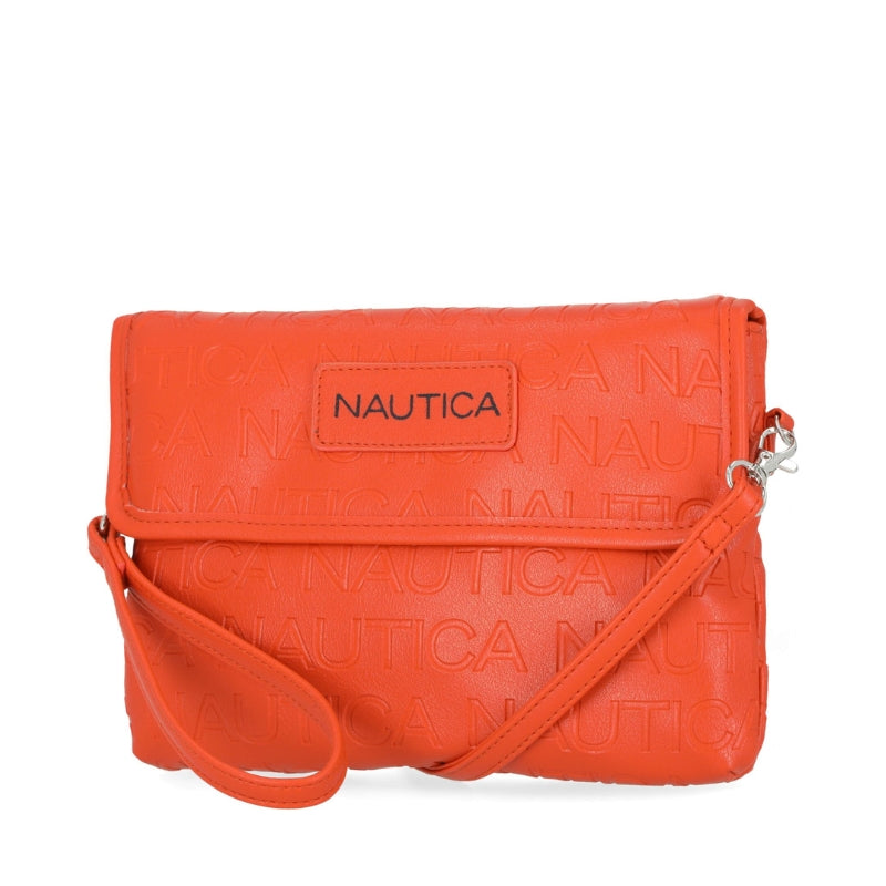 Embossed Crossbody Wristlet