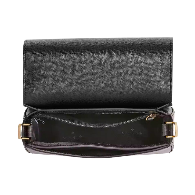 Madison Saffiano Leather Saddle Bag