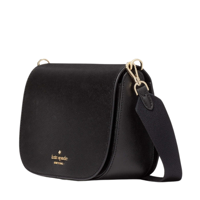 Madison Saffiano Leather Saddle Bag