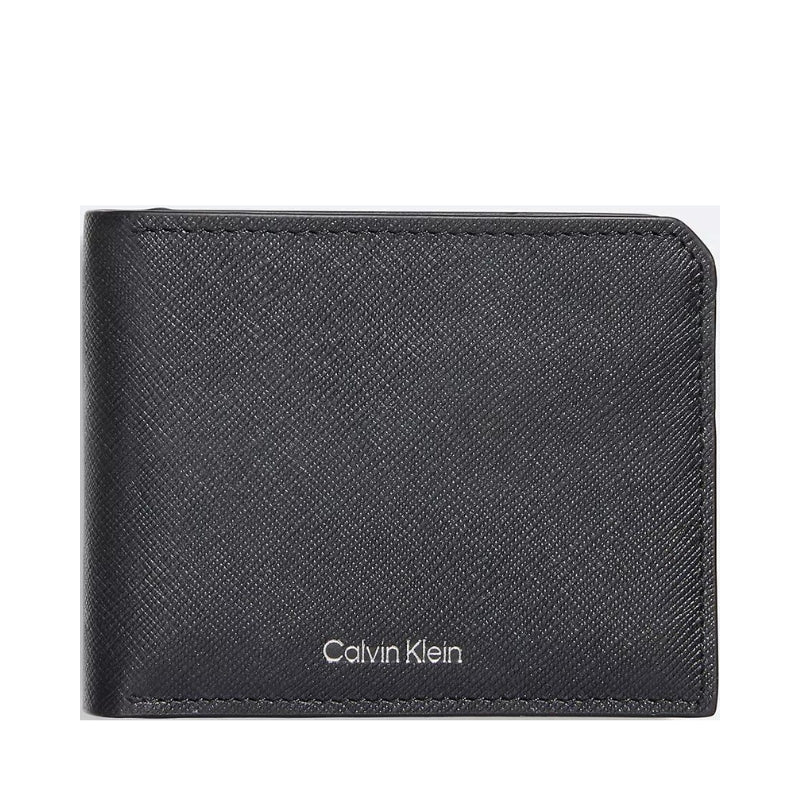 Saffiano Leather Card Case Bifold Wallet