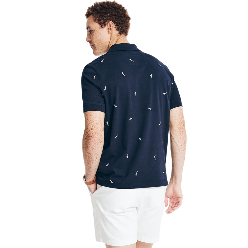 Nautica Classic Fit Printed Polo