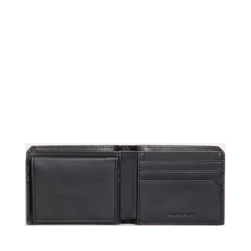 Saffiano Leather Card Case Bifold Wallet