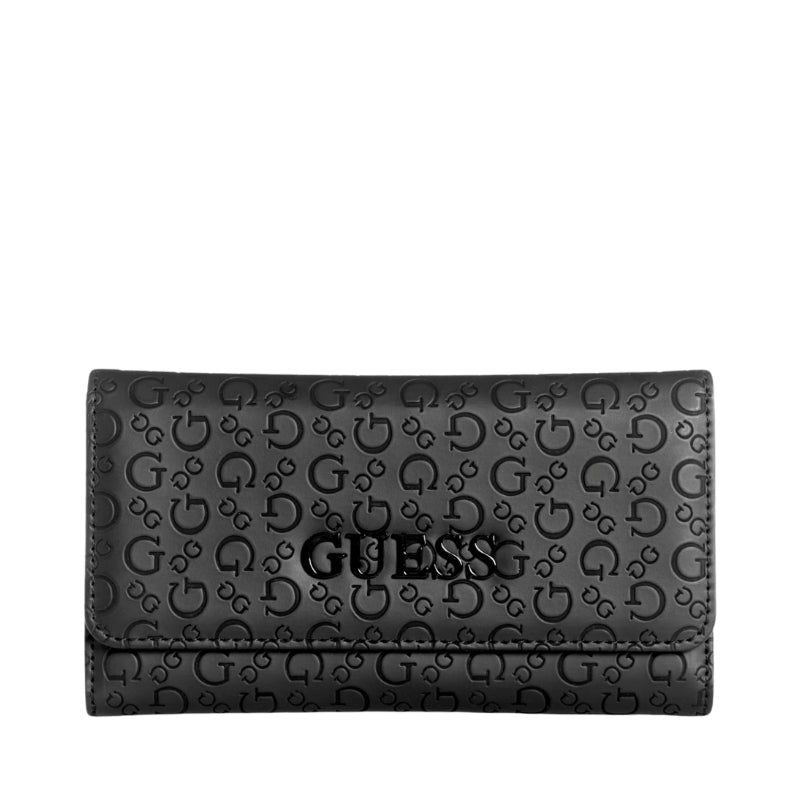 Bowie Debossed Logo Slim Clutch Wallet