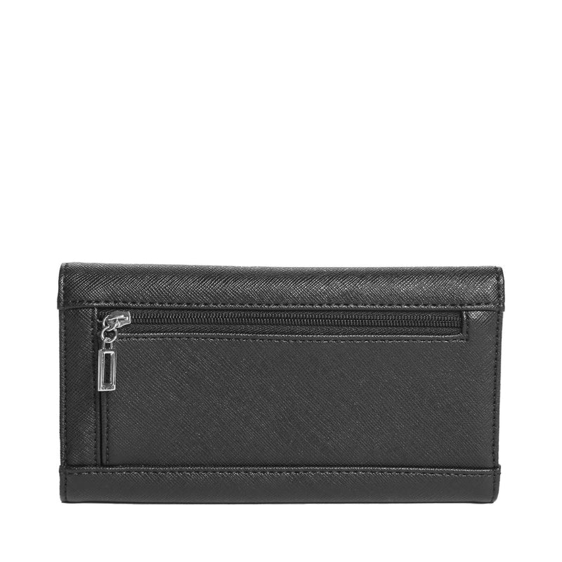 Abree Logo Saffiano Slim Wallet